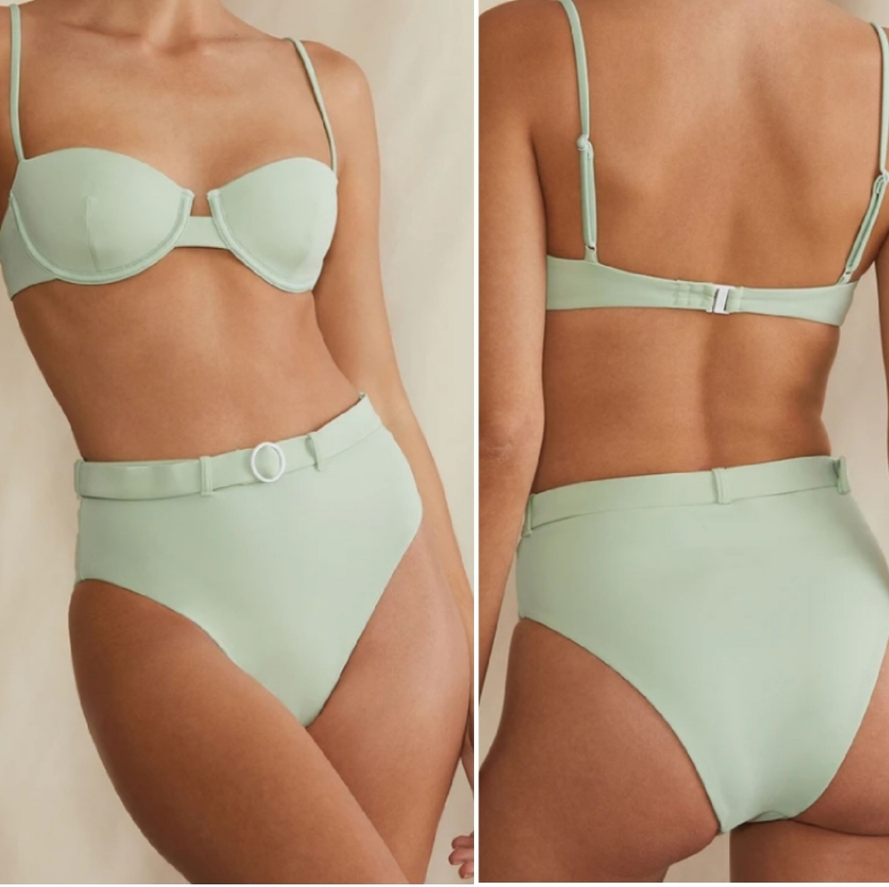 ONIA Floral Retro High Waisted Bikini Set - Picture 9 of 10